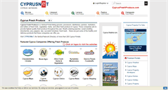 Desktop Screenshot of cyprusfreshproduce.com