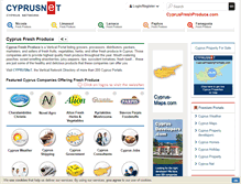 Tablet Screenshot of cyprusfreshproduce.com